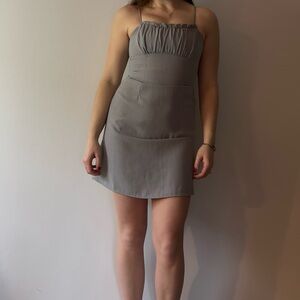 Lee Gray Mini Dress